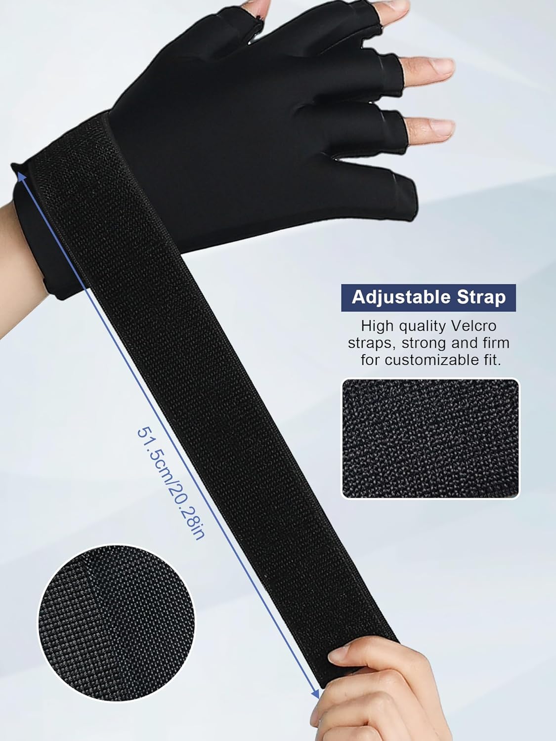 highco Hand Ice Pack Cooling Ice Glove for Pain Relief,Hot&Cold Therapy Hand Wrist Ice Pack Wrap for Arthritis - Image 5
