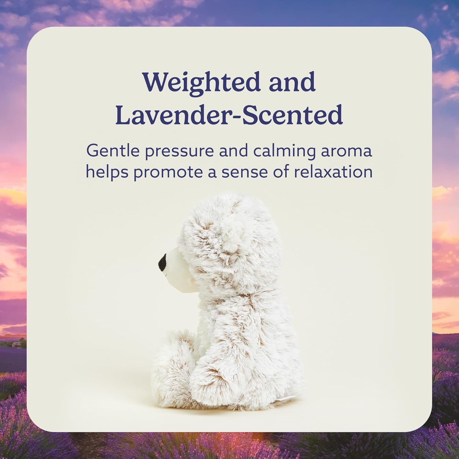 warmies Microwavable & Weighted Stuffed Animals, Marshmallow Brown Bear - Heated Stuffed Animal Plushie for Warmth & Comfort - Soft Plush Toys for Adults & Children (Boys, Girls, Babies & Toddlers) - Image 3