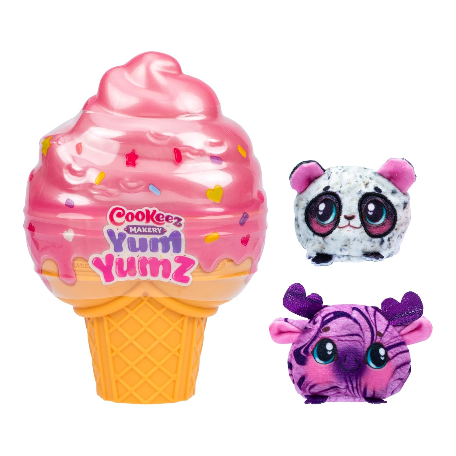 Cookeez Makery Yum Yumz Twin Pack, Full of Fun and Full of Yum! Add Ingredients & Discover 2 Super-Cute Scented Surprise Plush Pets Inside an Ice Cream Cone You Can Customize - Styles May Vary - Image 7