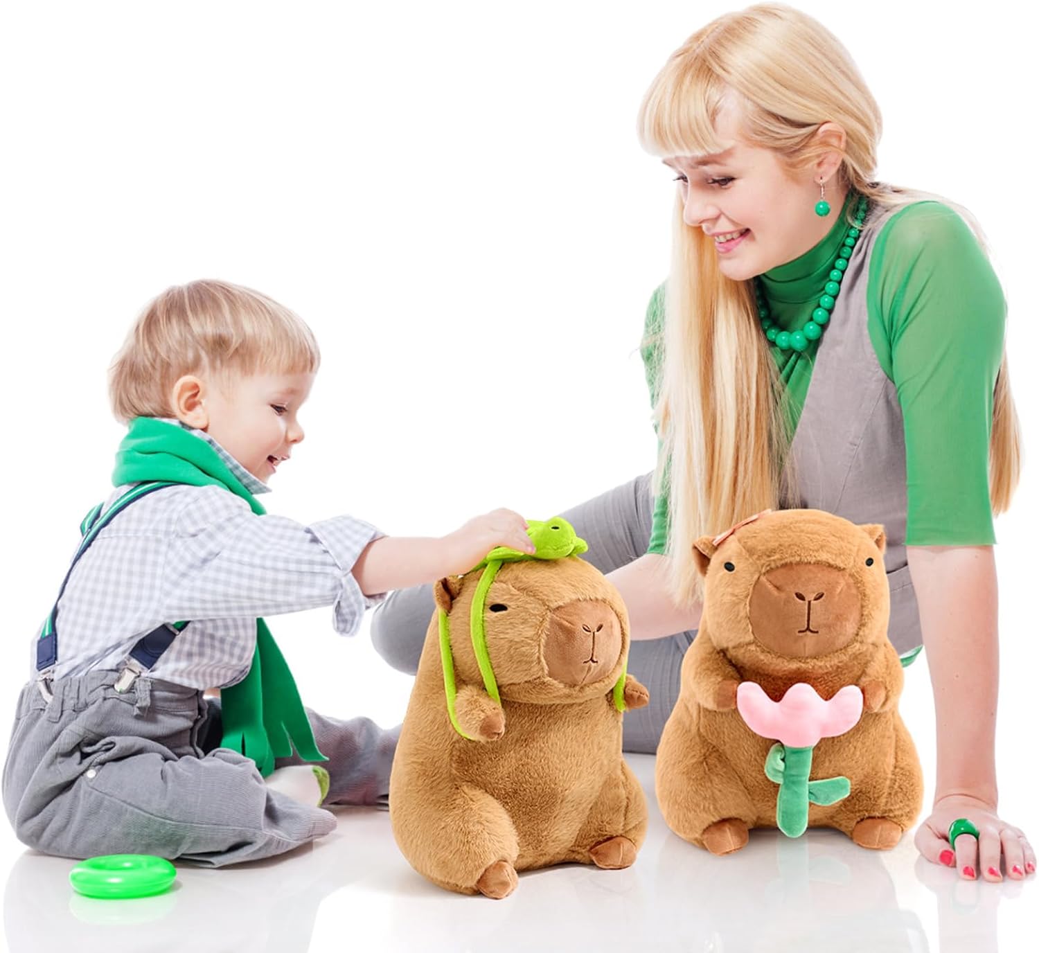 9 inch Capybara Plush,Capybara Stuffed Animals with Turtle Backpack Capibaras Peluches Perfect Plush Gift for Kids Adults (9 Inch) - Image 6