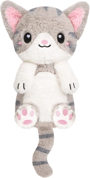 Happy Fuel Grey Cat Microwavable 1....