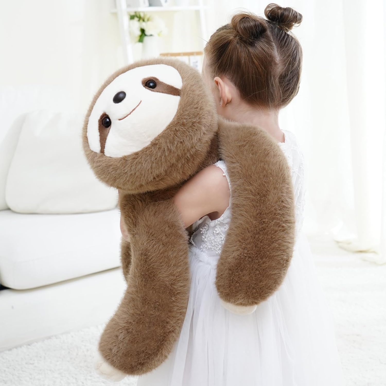 Weighted Sloth Stuffed Animal – 25 Inch, 4 lbs Plush Lying Toy for Kids and Adults – Soft and Cozy Weighted Companion for Bedtime, Gifting, and Everyday Comfort - Image 5