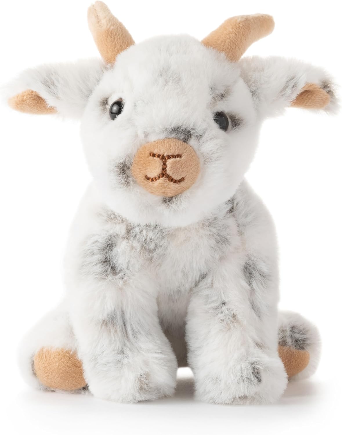 The Petting Zoo Goat Stuffed Animal Plushie, Gifts for Kids, Wild Onez Babiez Farm Animals, Goat Plush Toy 6 inches - Image 2
