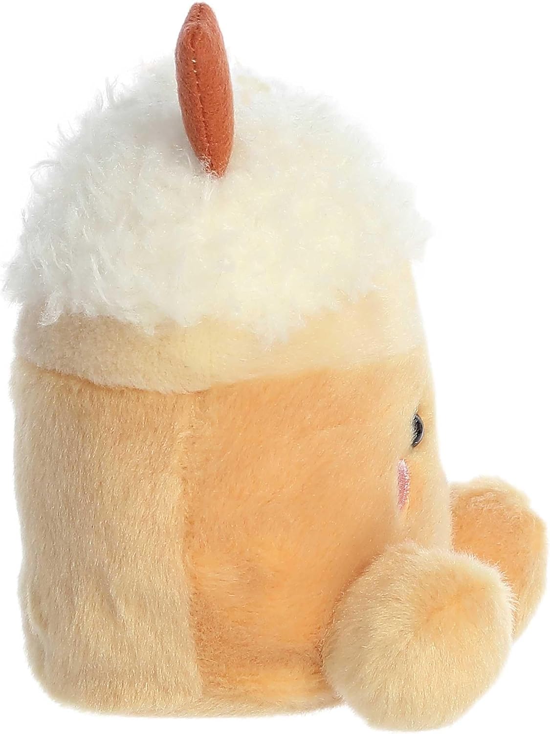 Aurora® Festive Palm Pals™ Speckle Pumpkin Spice Latte™ Stuffed Animal - Fun Collectible Plush for Kids and Adult Collectors - Perfect for Decorating Rooms and Birthday Gifts - Brown 5 Inches - Image 4
