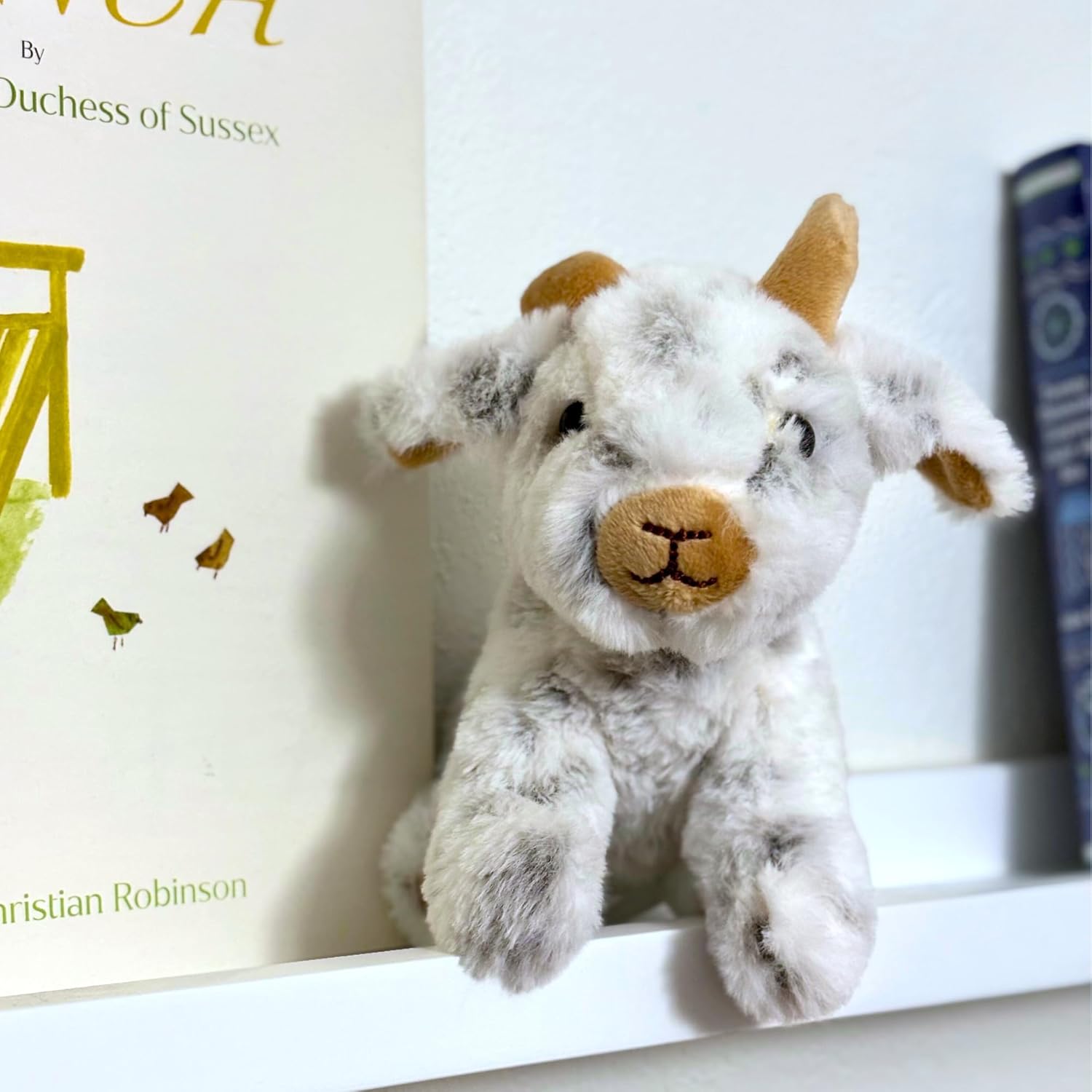 The Petting Zoo Goat Stuffed Animal Plushie, Gifts for Kids, Wild Onez Babiez Farm Animals, Goat Plush Toy 6 inches - Image 8