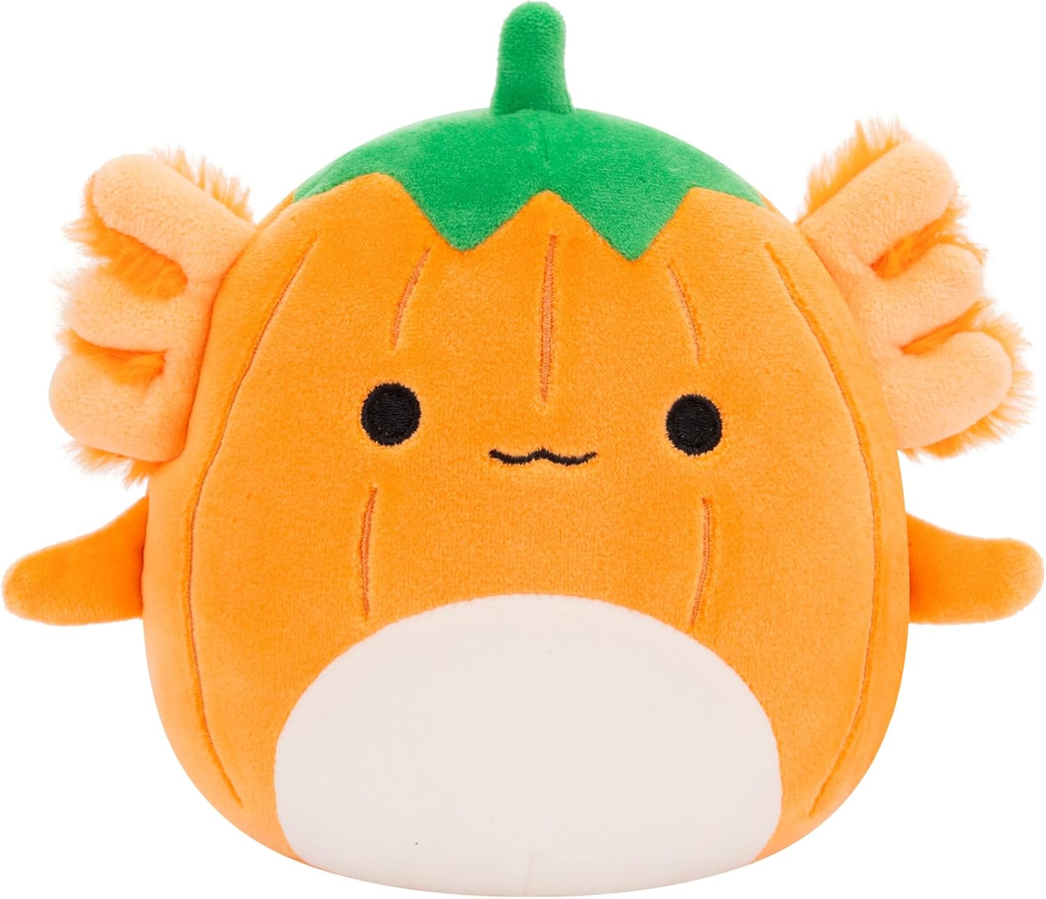 Squishmallows Original 5-Inch Halloween 4-Pack – Gabin Pumpkin Axolotl, Fitzy Goblin Holding Latte, Malcolm Bat Mushroom, Ms. K Purple Clown – Official Jazwares Plush (Little) - Image 5