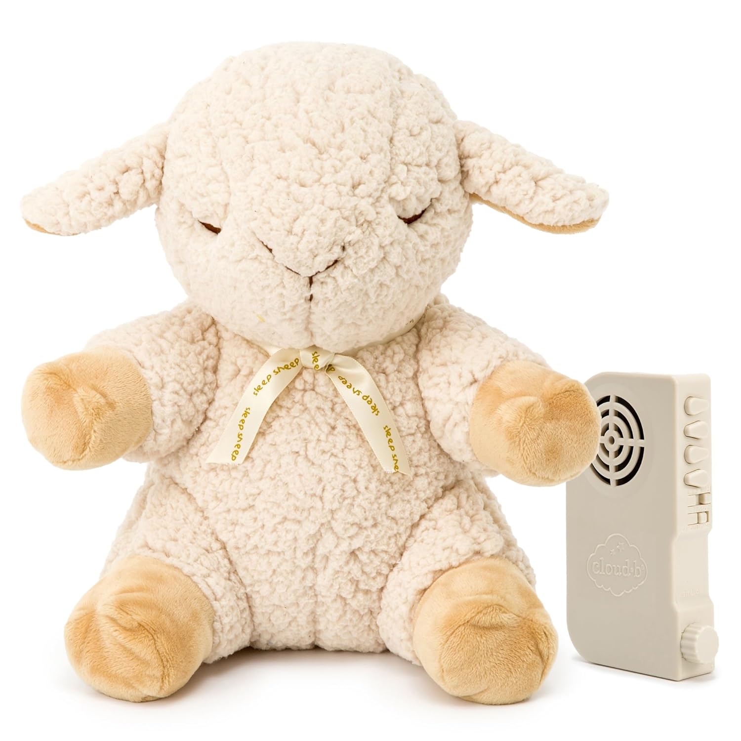 Cloud b Sound Machine with White Noise Soothing Sounds | Cuddly Stuffed Animal | Adjustable Settings and Auto-Shutoff | Sleep Sheep - Image 7