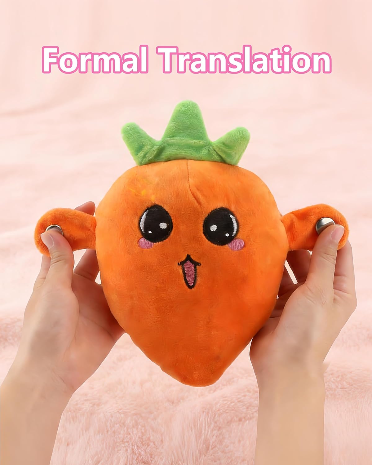 Baby Musical Sensory Toy,nteractive Musical Plush Toy with Sounds,Sensory Activity Learning Educational Kid Toy,Fun Christmas and Birthday Gifts Suitable for Multiplayer interaction (Orange Radish) - Image 4