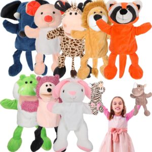 Wettarn 10 Pcs Animal Hand Puppets ...