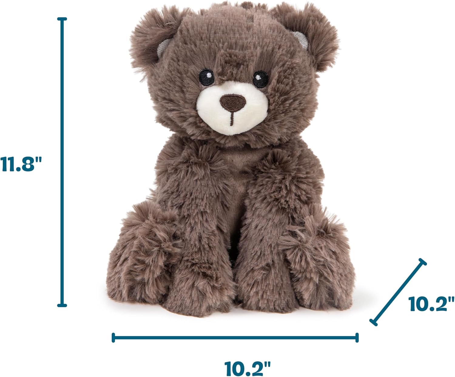 Calming Plush Dog Toy with Squeaker, Ultra-Soft Floppy Cuddle Companion, Lavender Scented, Bear, Large, 11.8” - Image 6