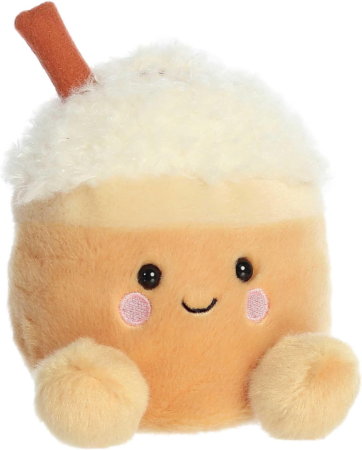 Aurora® Festive Palm Pals™ Speckle Pumpkin Spice Latte™ Stuffed Animal - Fun Collectible Plush for Kids and Adult Collectors - Perfect for Decorating Rooms and Birthday Gifts - Brown 5 Inches - Image 3