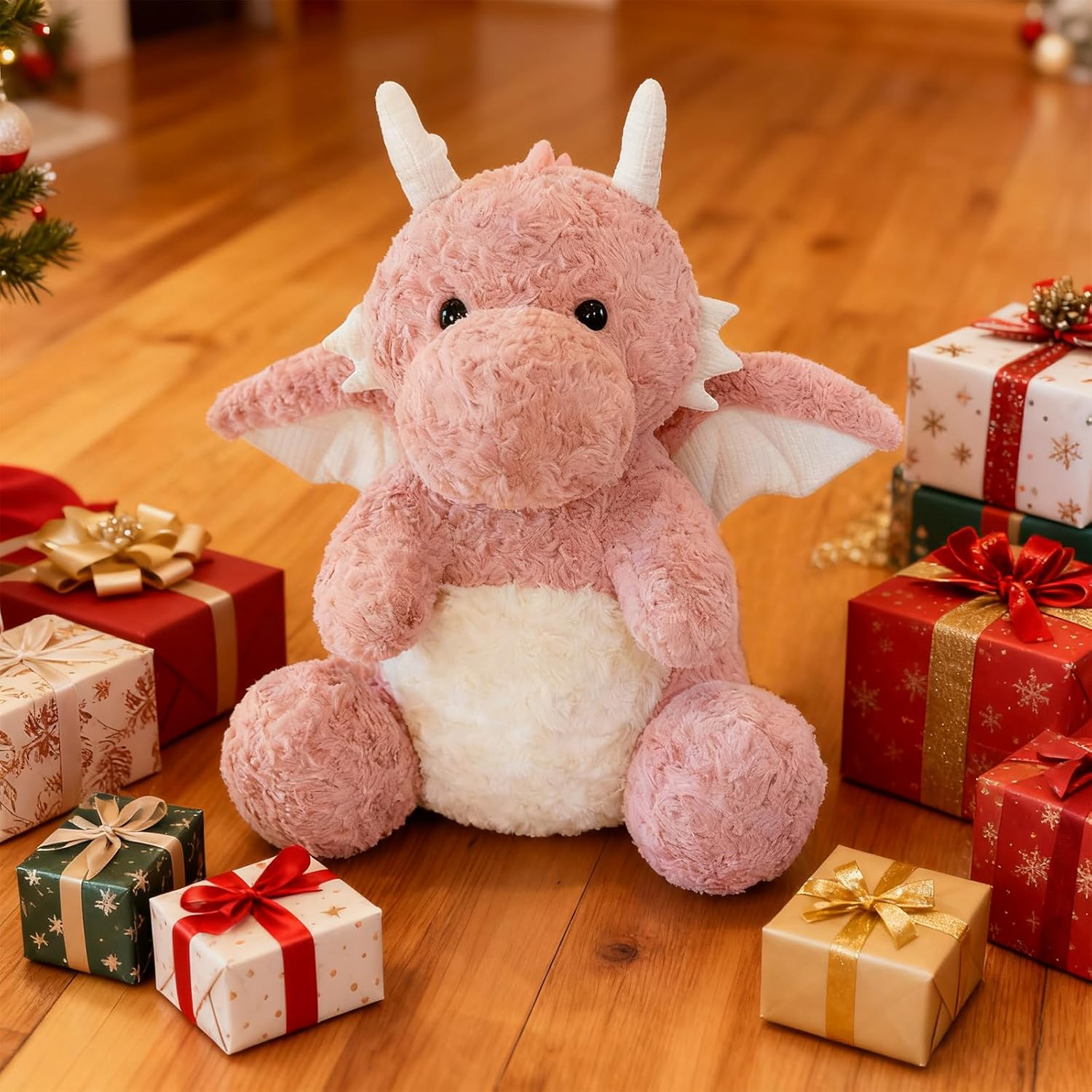 SUSULF Little Flying Dragon - Cute Stuffed Animal Plush Toy - Adorable Soft Dragons Toy Plushies and Gifts - Perfect Present for Kids (Pink,7.87in/20cm) - Image 8