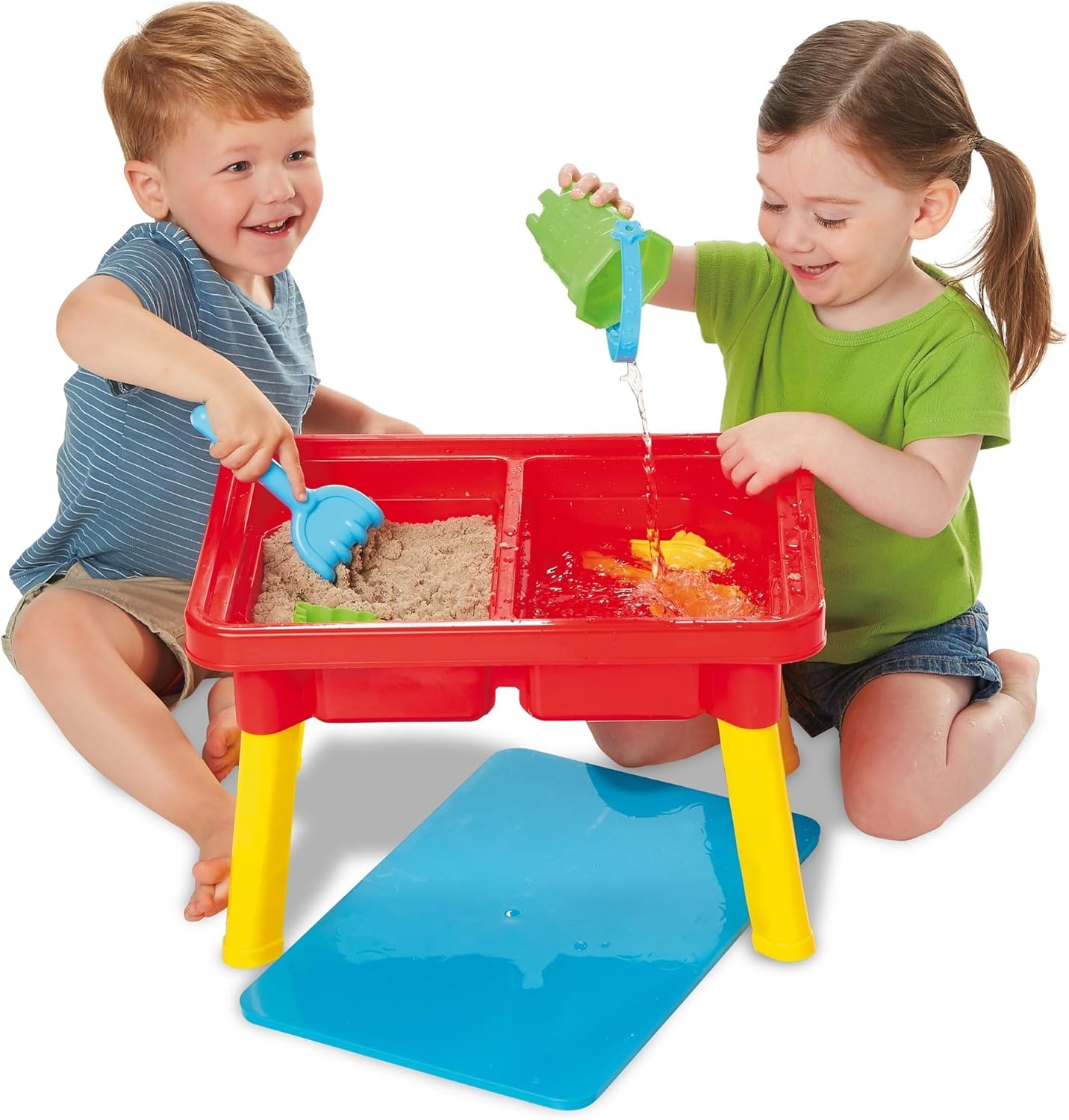 Toddler Sensory Kids Table with Lid | Sensory Bin | Kidoozie | Mega Block Compatible Lid | Indoor Outdoor Use , Red, G02521 17 x 12.5 x 11 inches - Image 10