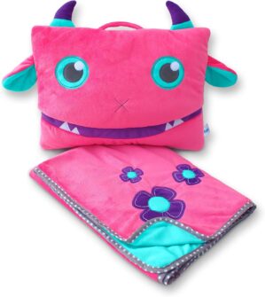 Cute Travel Pillow and Blanket Set ...