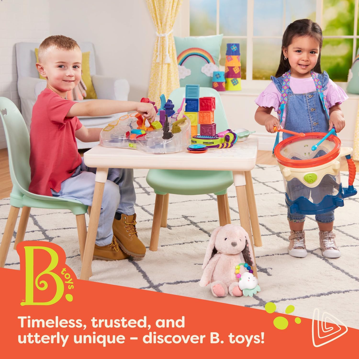 B. toys – Sensory Plush Bumble Bee with Fun Features, Interactive Play, Bumps, Colors, Textures & Sounds, Toys for Infants, Babies – 0+ Months - Image 8