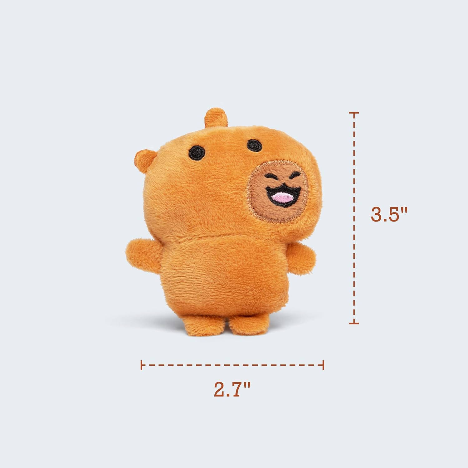 Emotional Support Capybaras by Relatable, Cuddly Stuffed Animals and Plushies Set, Includes 5 Capybara Plush Toys with Carrying Basket, Cute Stuff & Graduation Gift Ideas - Image 5