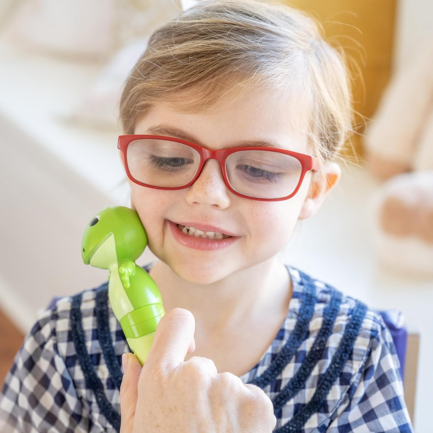 TalkTools Jiggler - Oral Facial Massager - Sensory Awareness Tool for Jaw and Lips | Improve Speech and Feeding Skills | Calming Motor for Kids - Dragon/Frog - Set of 2 - Image 8