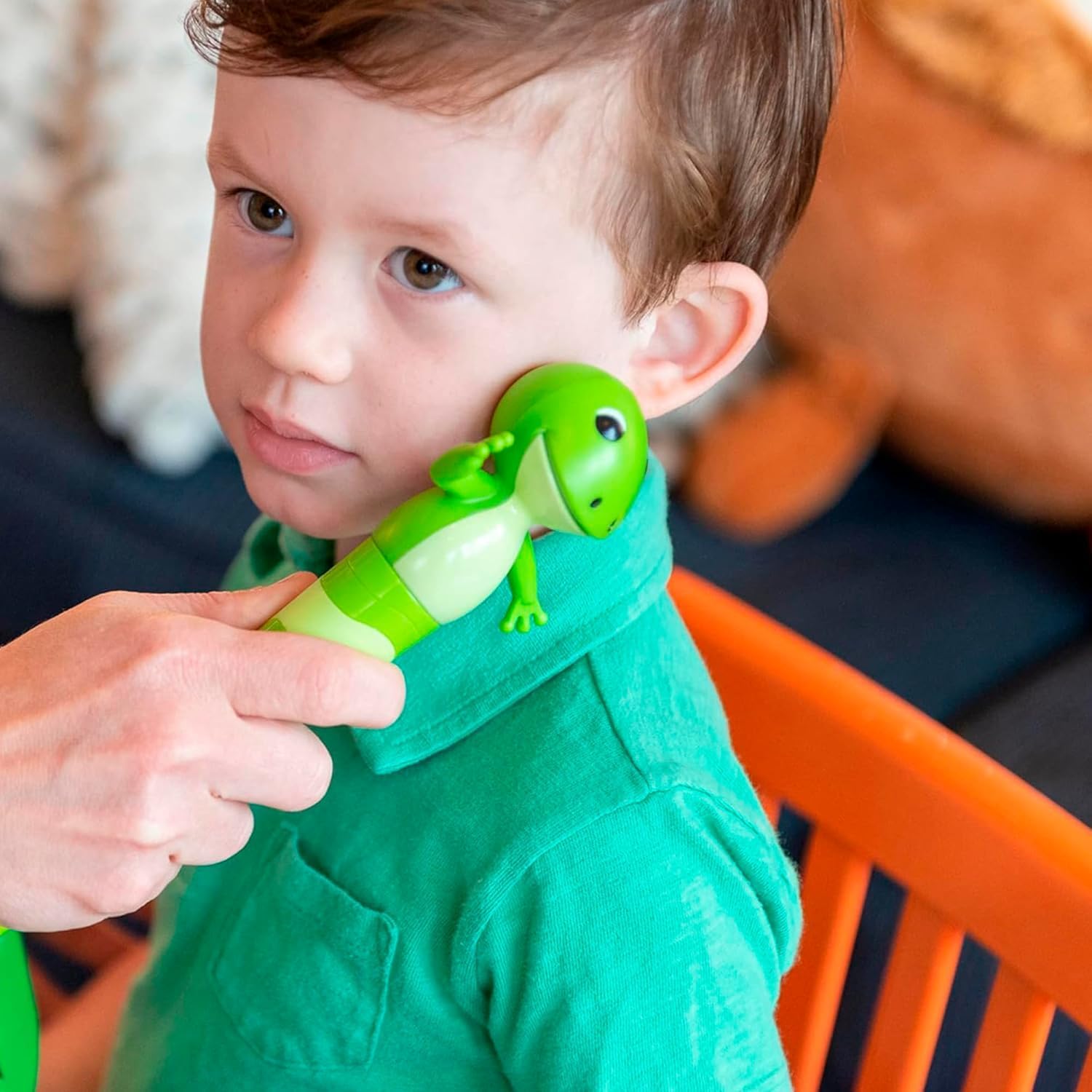TalkTools Jiggler - Oral Facial Massager - Sensory Awareness Tool for Jaw and Lips | Improve Speech and Feeding Skills | Calming Motor for Kids - Dragon/Frog - Set of 2 - Image 6
