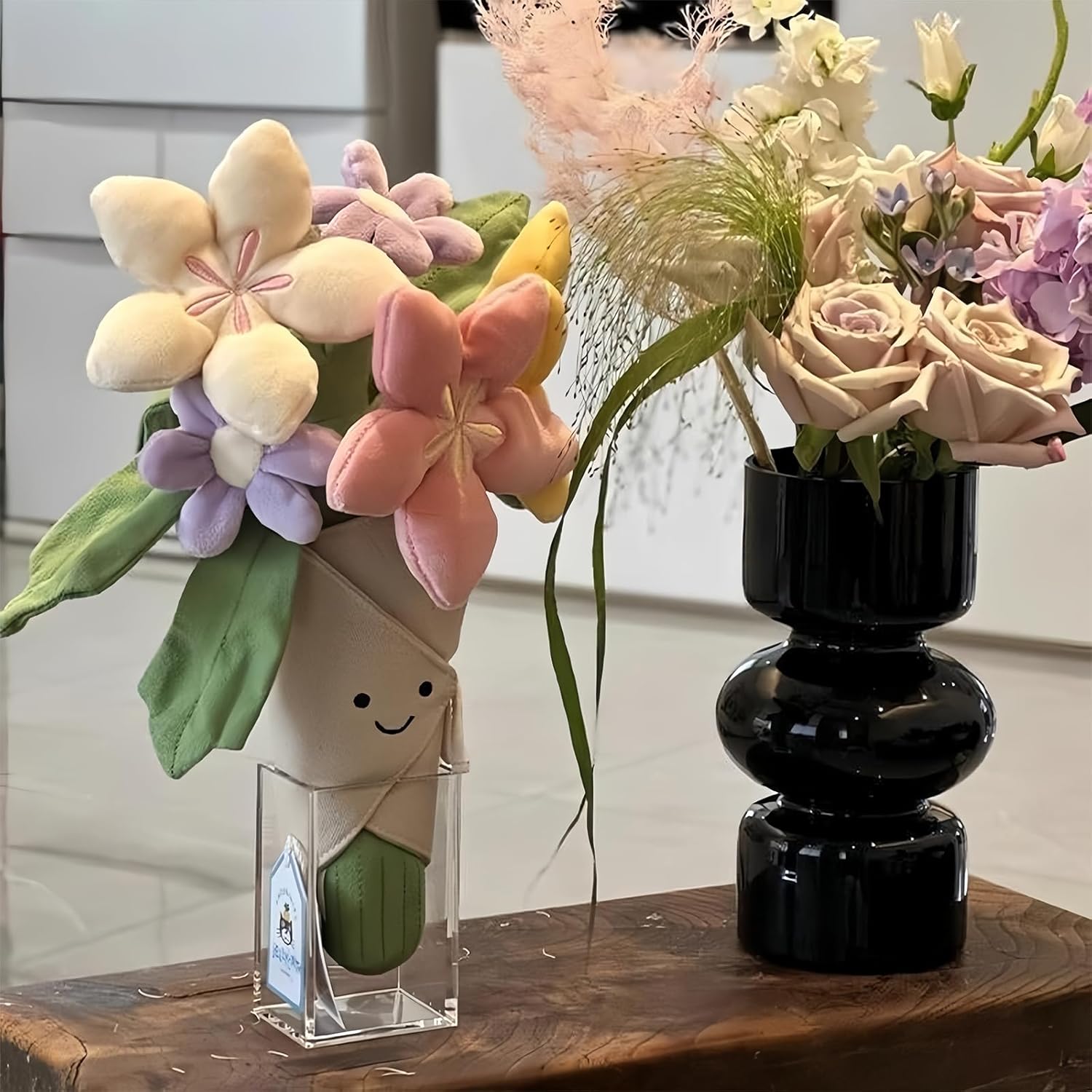 Cute Flower Plush Doll Stuffed Plant Plushie ,Decor Home Andbedroom Sweet Gifts for ,Cute Kawaii Gift for Valentines Day, Birthdays, Graduation, Wife, Girlfriend ,Mom for Boys and Girls - Image 8