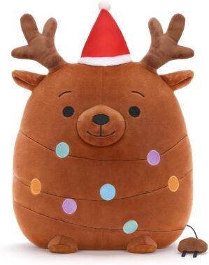 FunisFun Christmas Plush Pillow, Ho...
