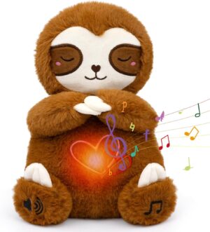 Breathing Sloth Stuffed Animal R...