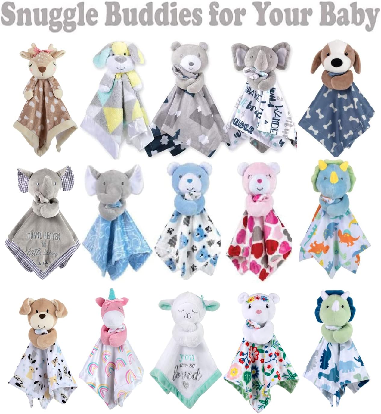 Baby Essentials Minky Animal Lovey Snuggler Blanket with Plush Deer – Soft Security Blanket for Babies, Toddlers, Boys & Girls, Gender Neutral (Freckled Fawn) - Image 6
