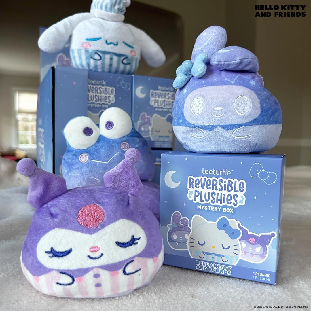 TeeTurtle Hello Kitty and Friends Sanrio Celestial Series Reversible Plushie Mystery Box - 3-Inch Two-Sided Blind Box Plush with Embroidered Details - Cute Surprise Toy for Kids, Teens, and Adult - Image 6