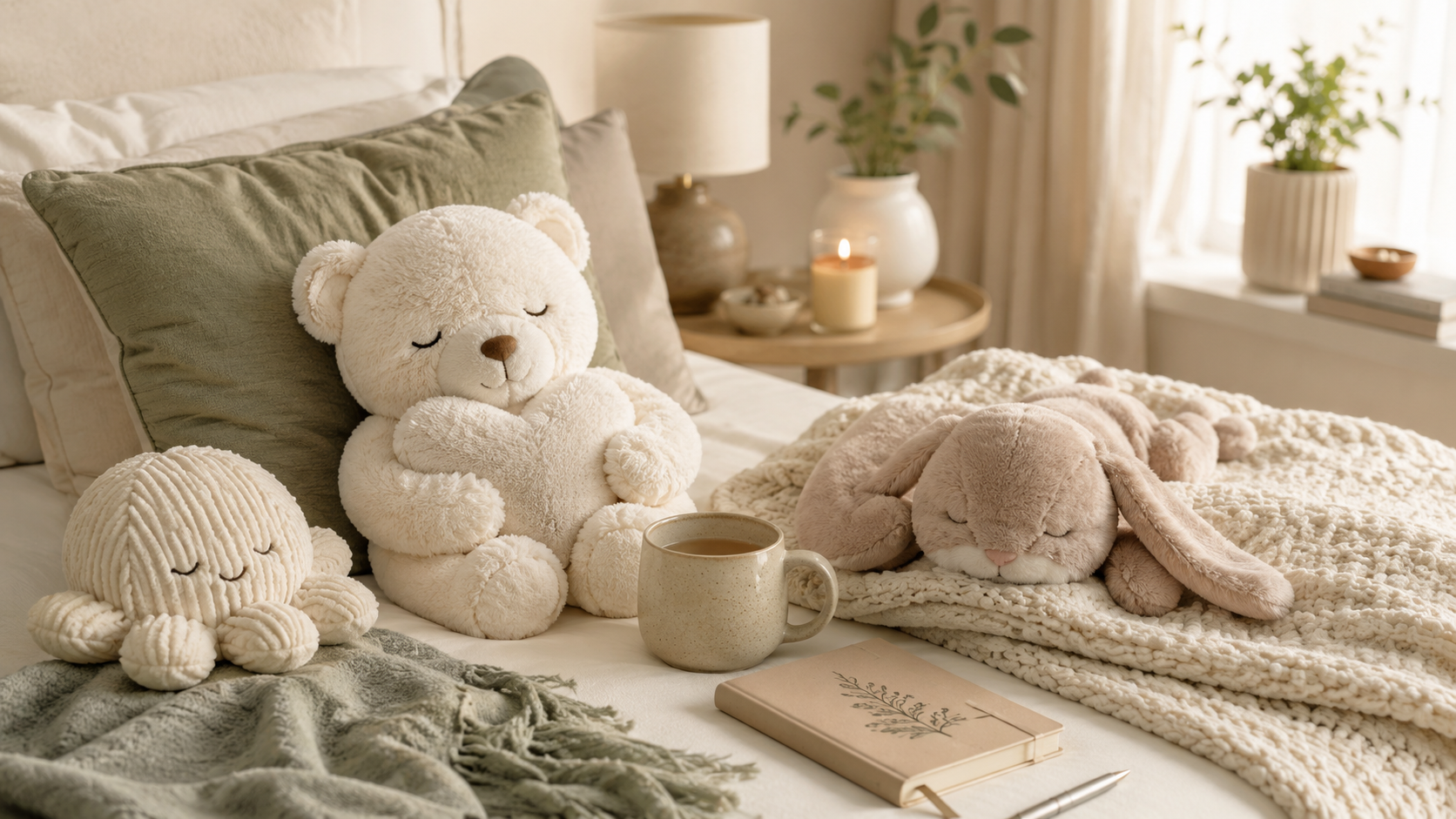 Soft cozy comfort lifestyle setting