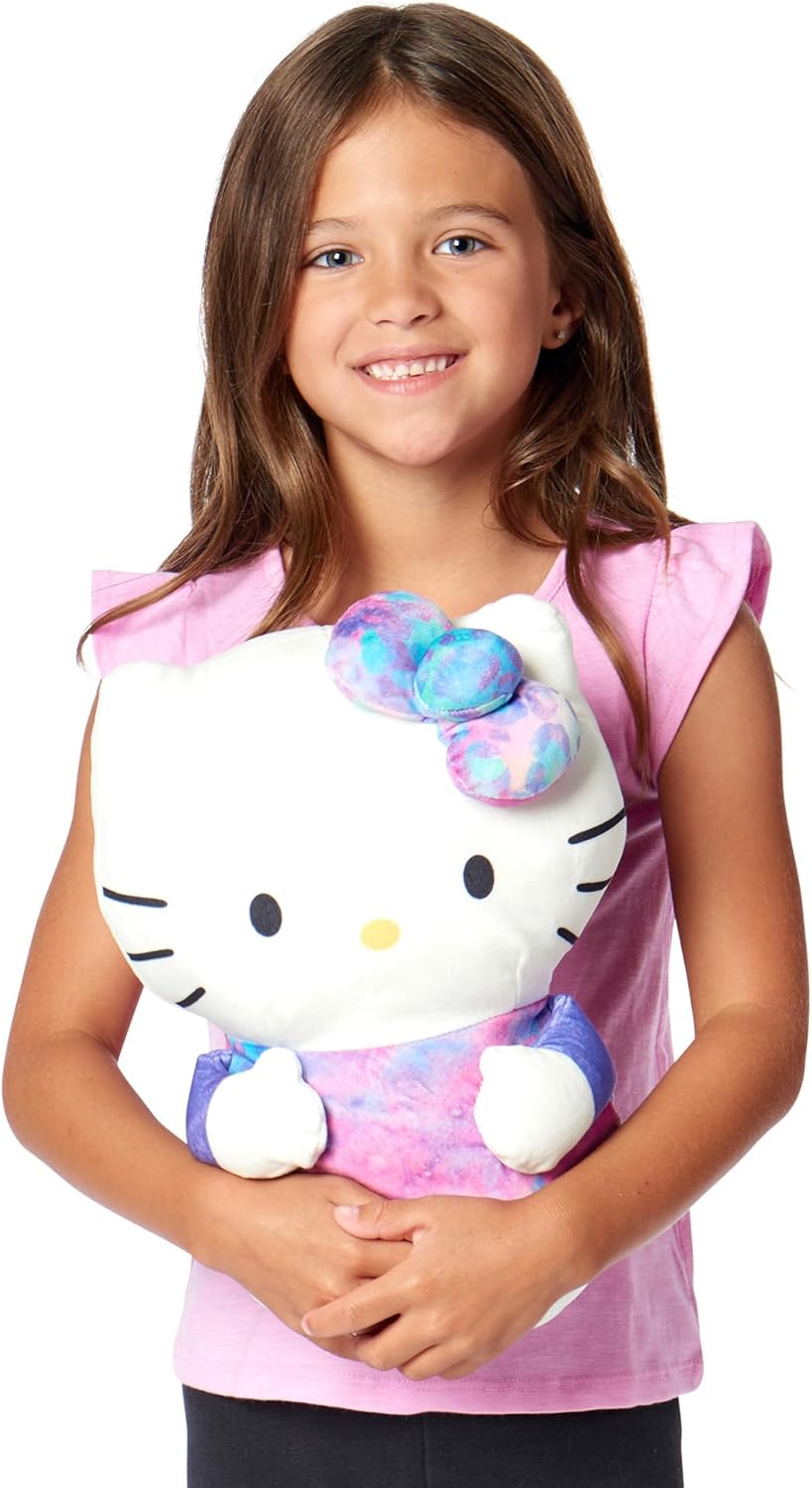 Sanrio Hello Kitty Cloud Hugger PiIlow, Pink Plush Character Shaped Design, Stuffed Animal for Girls and Boys, 11.5 Inches - Image 2