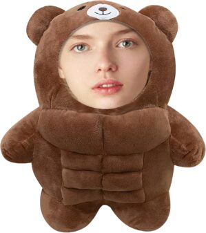Personalized Muscle Bear Plush Toy,...