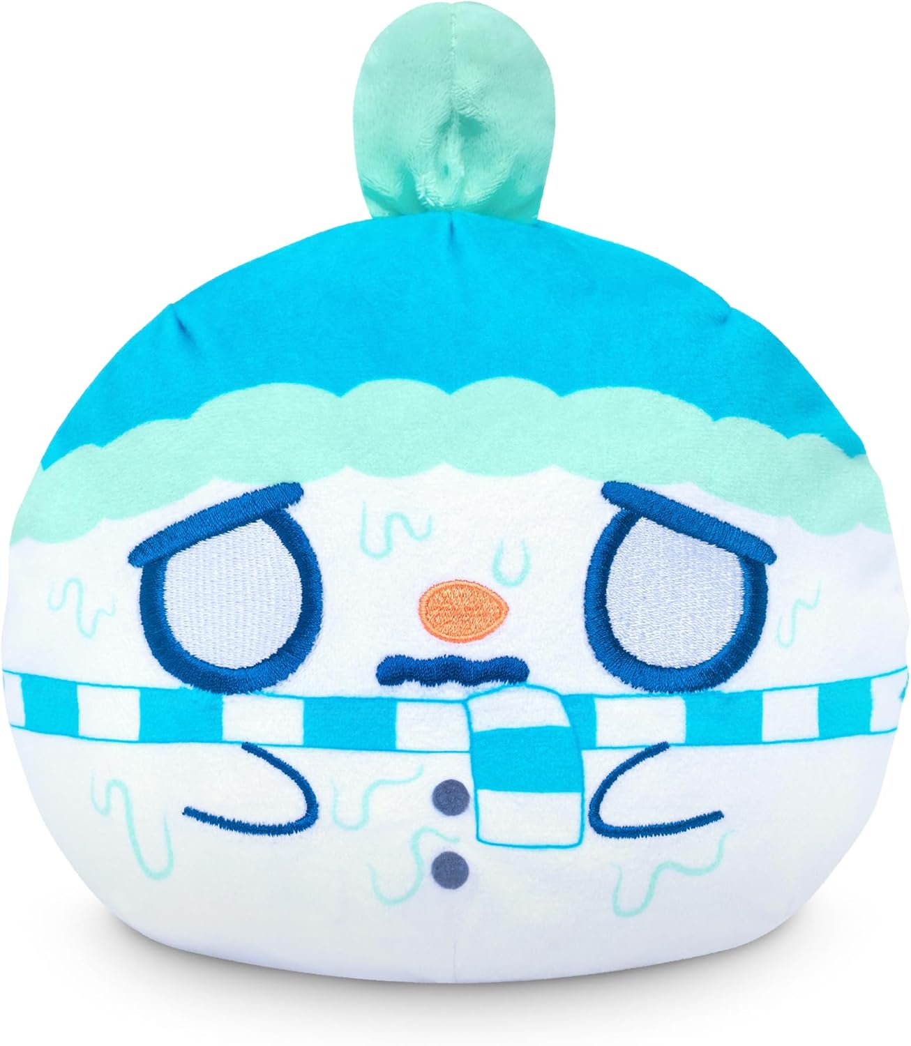 TeeTurtle 6" Reversible Holiday Snowman Plushie - Soft Cute Kawaii Stuffed Animal - Image 2