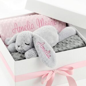 Personalized Baby Blanket and Plush...