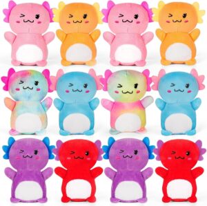 12 Axolotl Plush Toy Set with Valen...