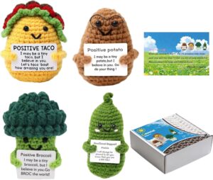 Positive Crochet Mini Knitted- 4Pcs...