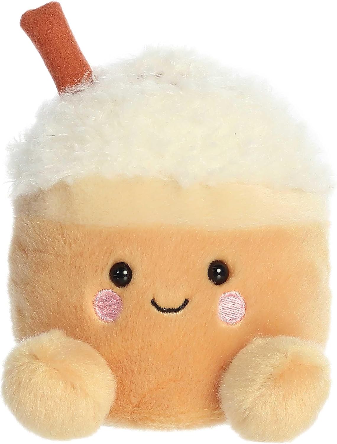Aurora® Festive Palm Pals™ Speckle Pumpkin Spice Latte™ Stuffed Animal - Fun Collectible Plush for Kids and Adult Collectors - Perfect for Decorating Rooms and Birthday Gifts - Brown 5 Inches