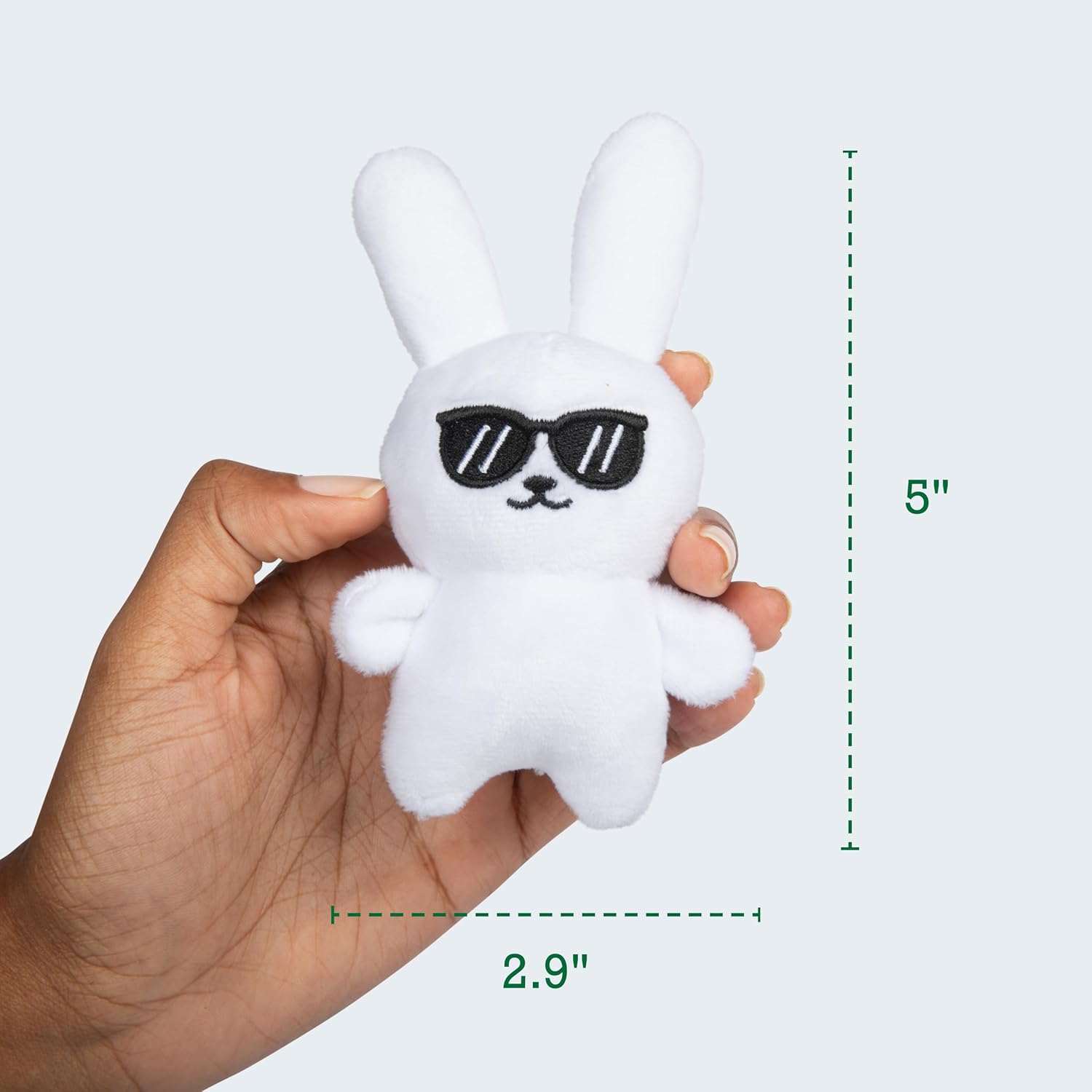 WHAT DO YOU MEME? Emotional Support Bunnies by Relatable, Cuddly Stuffed Animals and Toys, Squishy Toys and Plushies, Great Ideas for Loved Ones of All Ages, Includes 5 Plushies with Carrying Basket - Image 7