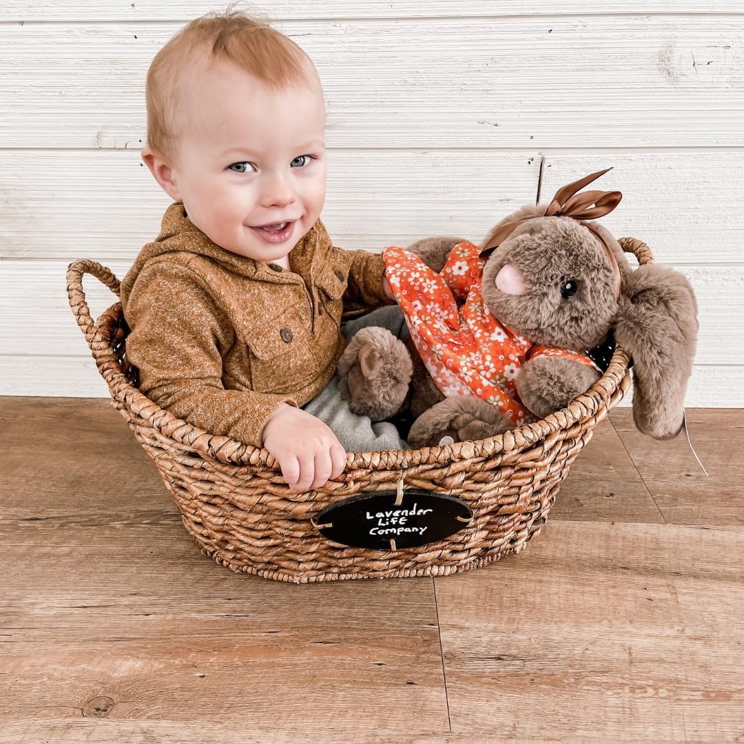Lavender Life Xander Bunny Gift Set – Plush Comfort Toy, Refillable Scent Bag & Gift Box | Warm/Cool Sensory Plush with Lavender & Cherry Stones | Handmade in USA (Mocha) - Image 6
