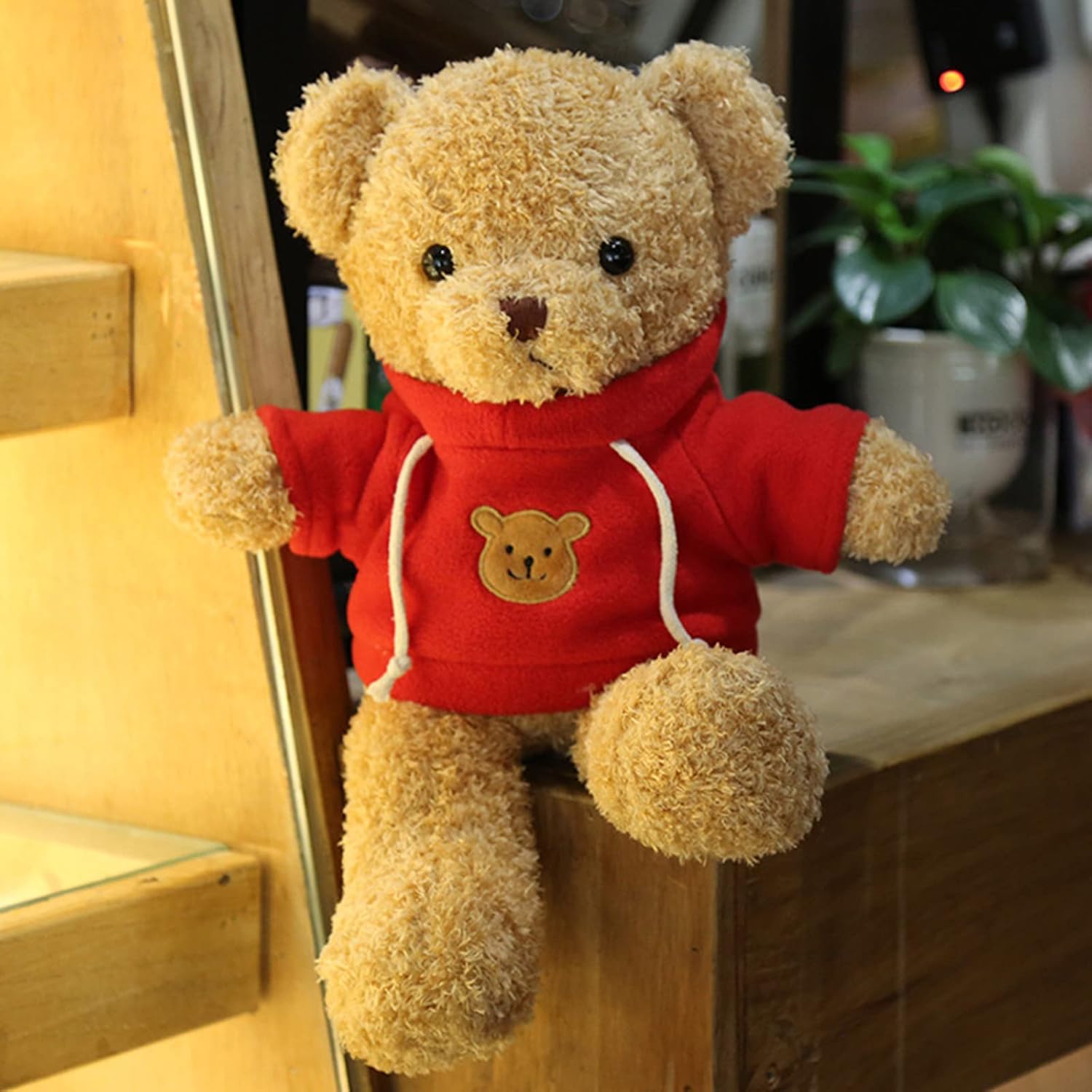 11.8 inches Teddy Bear Stuffed Animals Soft Plush Cute Teddy Bear Doll for Boys Girls (Red) - Image 4