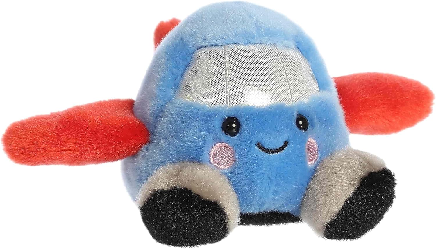 Aurora® Adorable Palm Pals™ Amelia Jet™ Stuffed Animal - Fun Collectible Plush for Kids and Adult Collectors - Perfect for Decorating Rooms and Birthday Gifts - Blue 6 Inches - Image 3