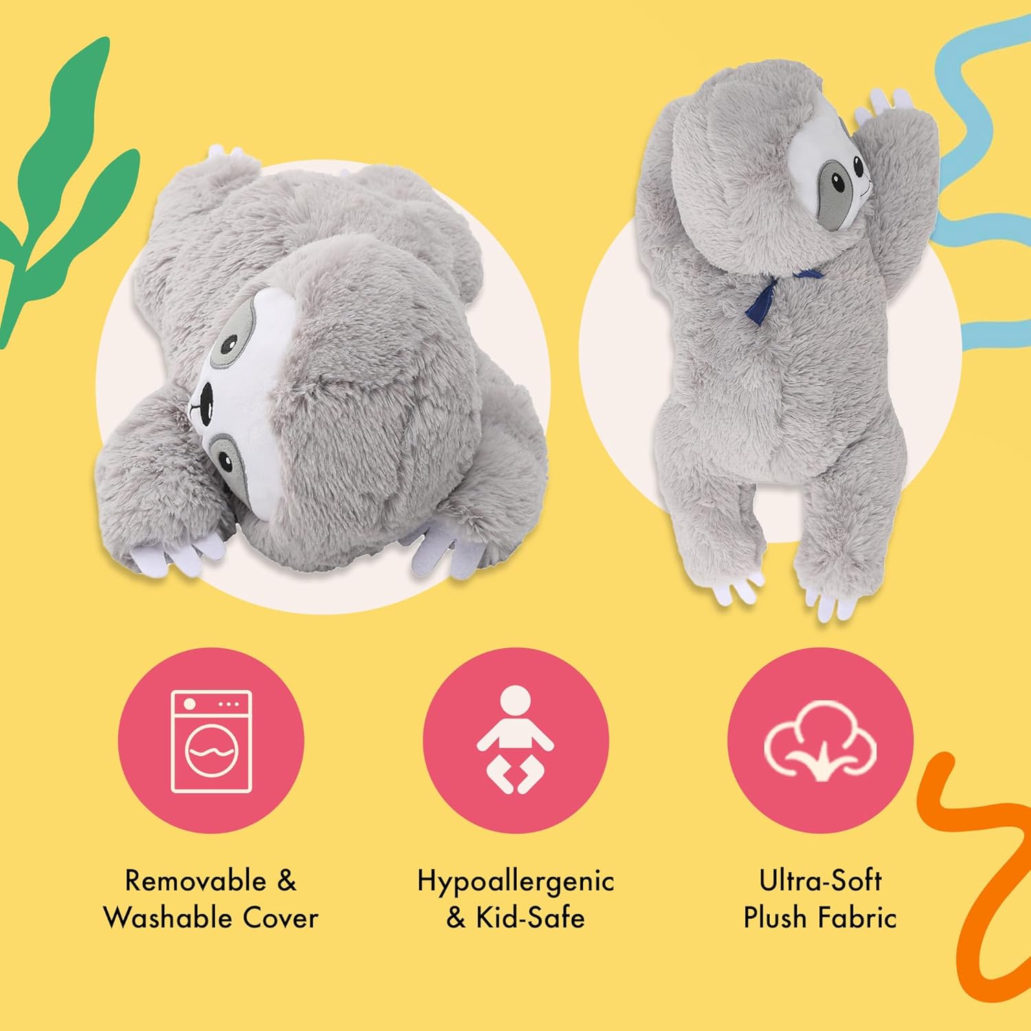 Lilly's Love Heatable & Coolable Lavender Scented Weighted Stuffed Animal - Microwavable Heatable Pad for Kids & Adults - Machine Washable Plushie - Calming Stuffed Animal for Anxiety - Image 6