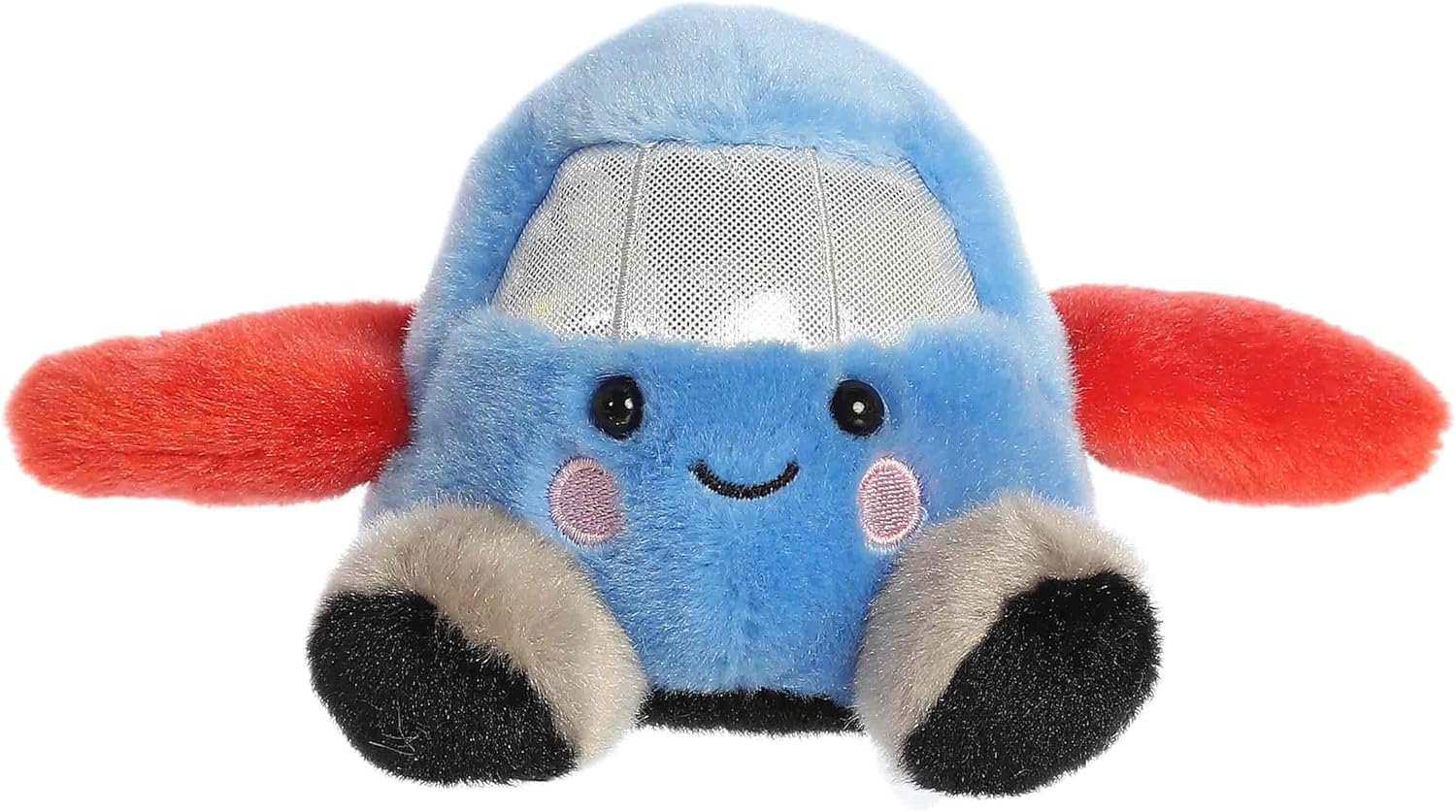 Aurora® Adorable Palm Pals™ Amelia Jet™ Stuffed Animal - Fun Collectible Plush for Kids and Adult Collectors - Perfect for Decorating Rooms and Birthday Gifts - Blue 6 Inches