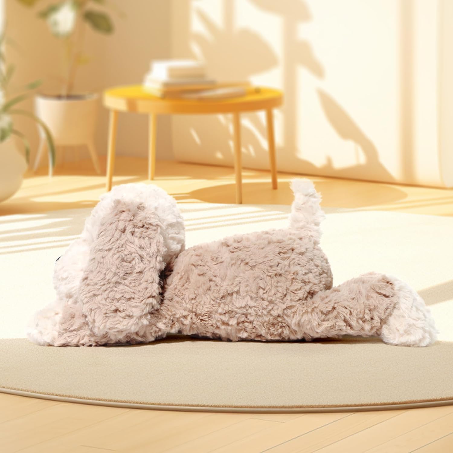 Stuffed Animals Dog Plush Toys Maltese Dog 16.5 inches Soft and Premium Puppy Plush Toy Gift for for Babies Children Adults, Beige/Grey - Image 2
