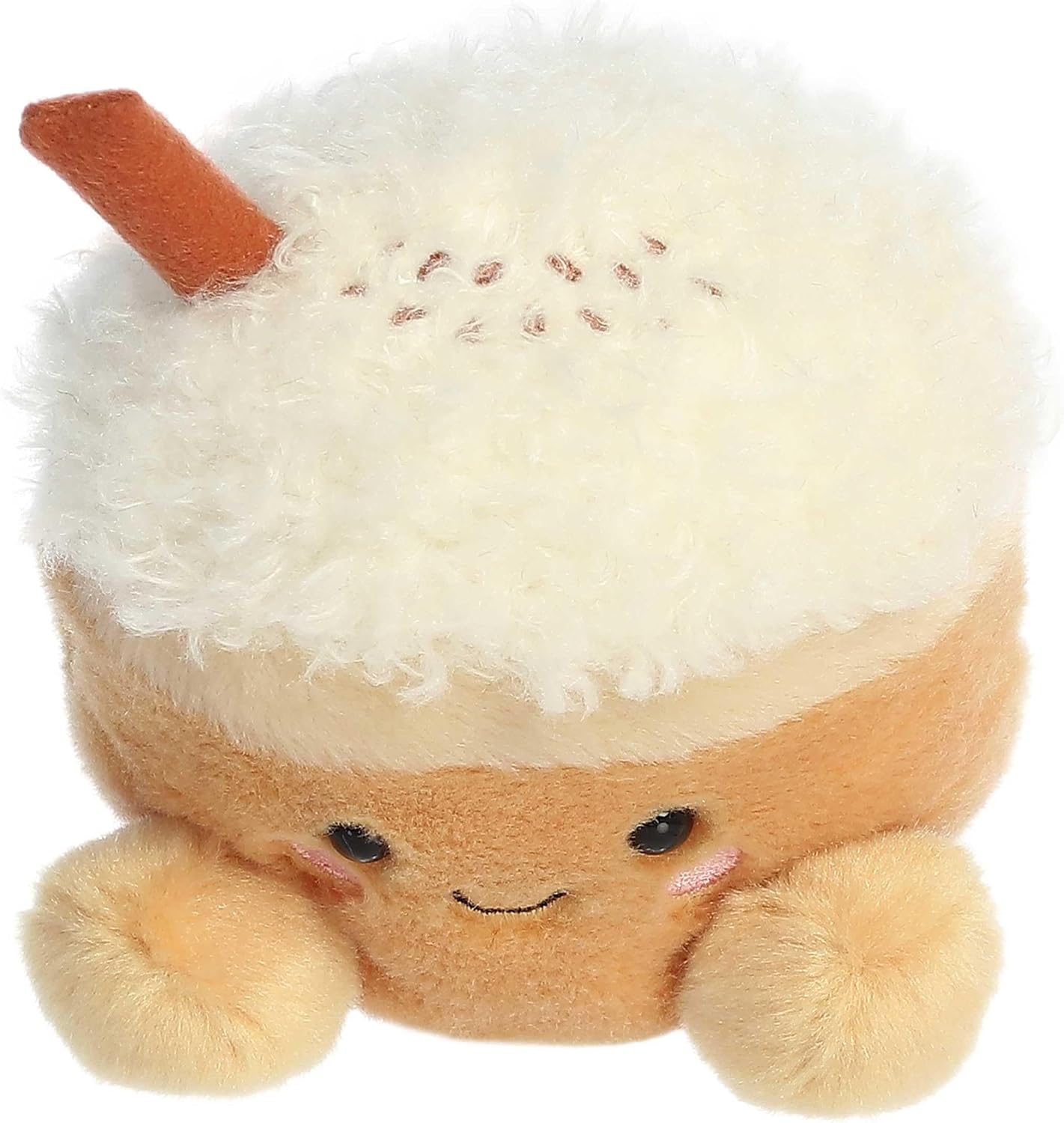Aurora® Festive Palm Pals™ Speckle Pumpkin Spice Latte™ Stuffed Animal - Fun Collectible Plush for Kids and Adult Collectors - Perfect for Decorating Rooms and Birthday Gifts - Brown 5 Inches - Image 6