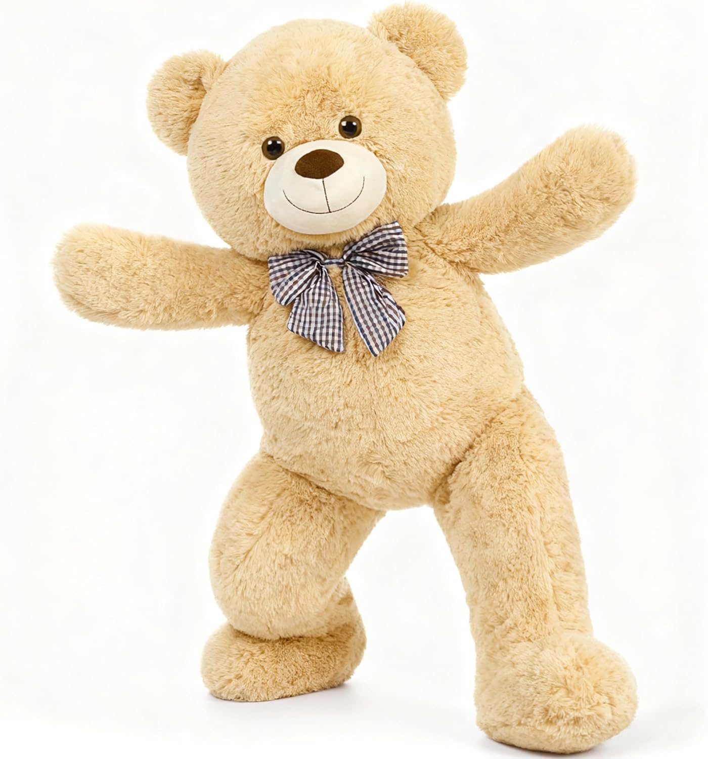 MorisMos Giant Teddy Bear 4 Feet, Cute Big Huge Bear Stuffed Animal 47inch, Classic Teddy Bear Plush Gift for Baby Shower Decorations, Party,Birthday,Valentines Day, Brown - Image 9