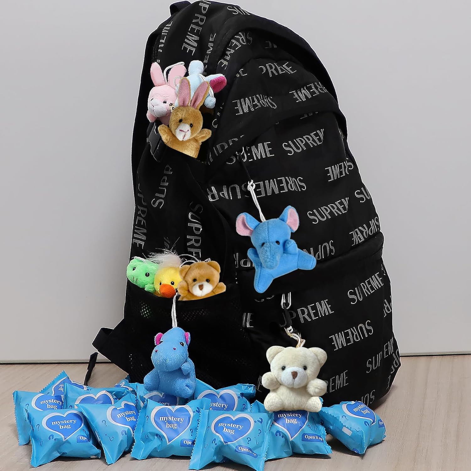 Blind Bag Mini Plush Animal - 20PCS Mini Stuffed Animal Toy Small Plushies in 20PCS Mystery Bags, 30 Characters Random Design Cute Plush Toy for Kids School Classroom Prizes Party Favor - Image 6