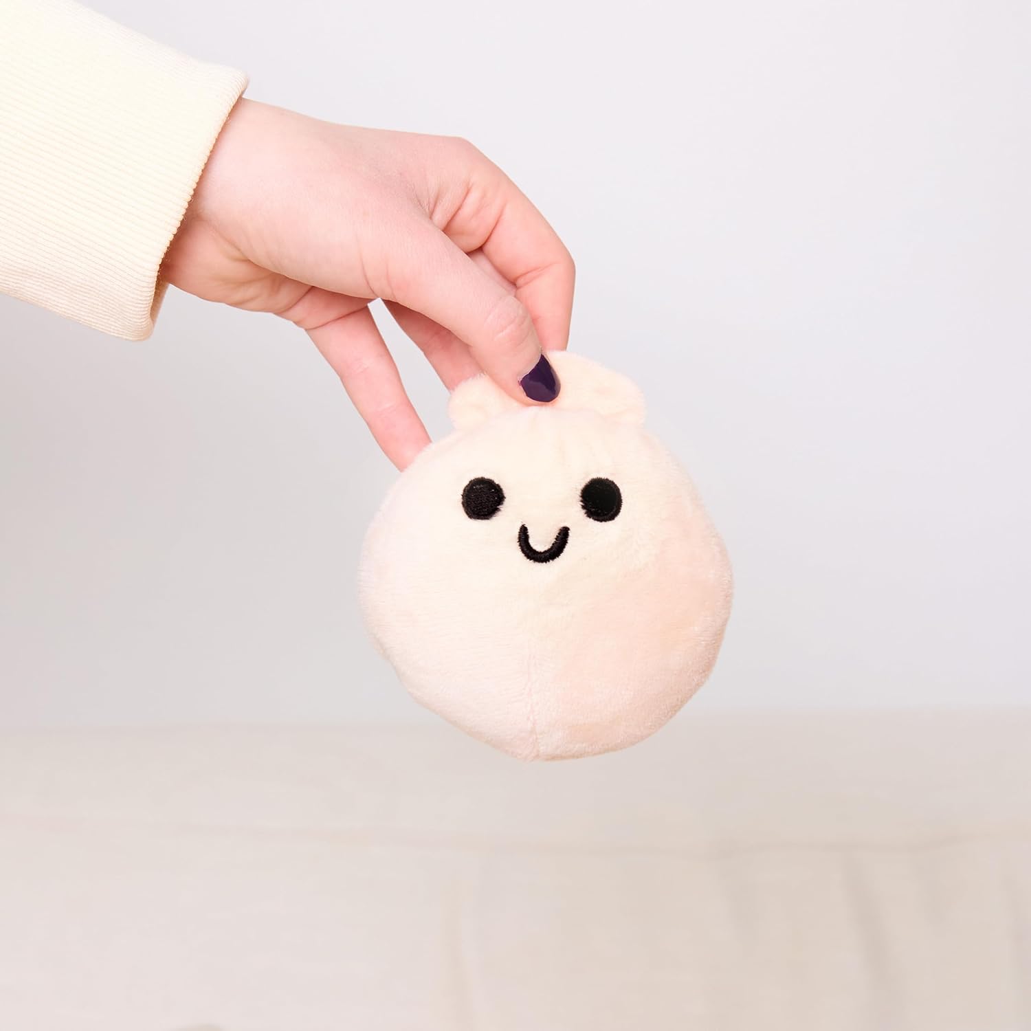 Emotional Support Dumplings by Relatable, Cuddly Stuffed Animals and Toys, Squishy Toys and Plushies, Great Gift Ideas for Loved Ones of All Ages, Includes 5 Plushies with Carrying Basket - Image 4