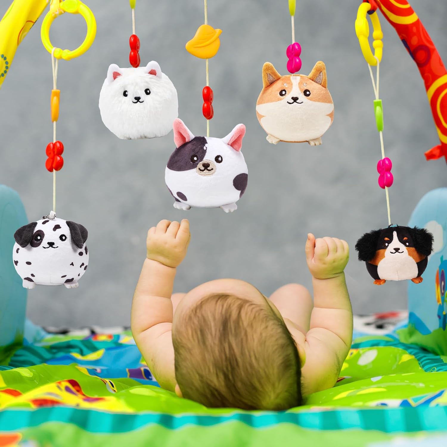 Libima 9 Pcs Mini Stuffed Animals Bulk Adopt a Pet Party Favors 3.15 Inch Small Plushies Cute Ornaments Toys for Baby Shower Birthday Gift Bags Fillers Basket Stuffers(Puppy) - Image 3
