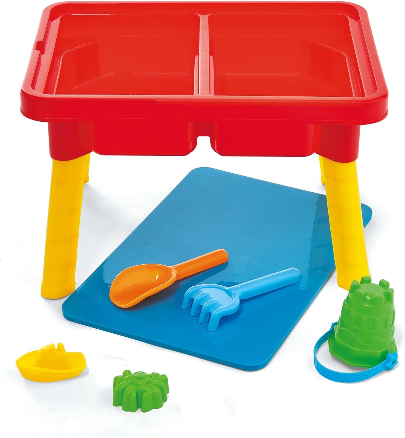 Toddler Sensory Kids Table with Lid | Sensory Bin | Kidoozie | Mega Block Compatible Lid | Indoor Outdoor Use , Red, G02521 17 x 12.5 x 11 inches - Image 7