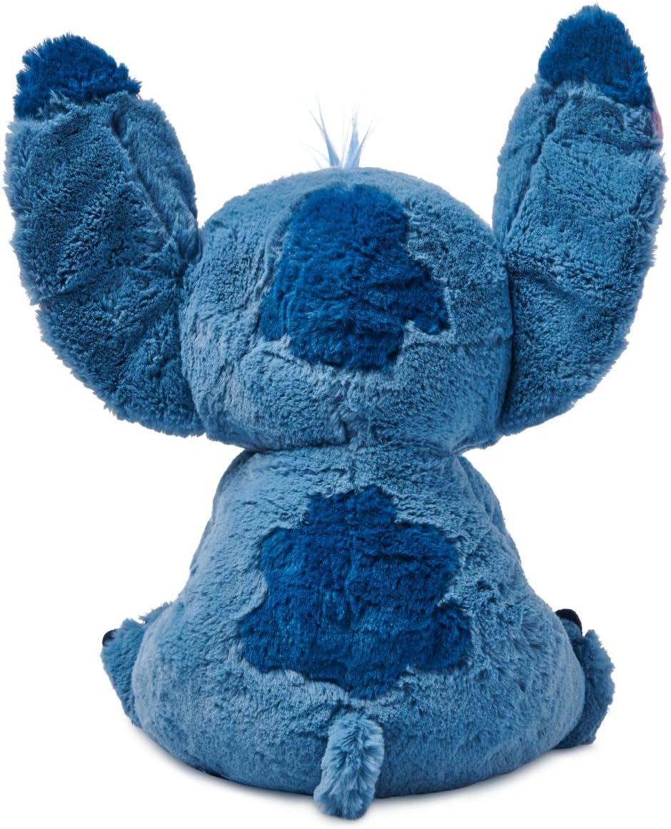 Disney Store Official Stitch Medium Soft Toy for Kids, Cuddly Character with Fuzzy Texture and Embroidered Details, Flexible Floppy Ears, Disney Plushy Suitable for All Ages - Image 4
