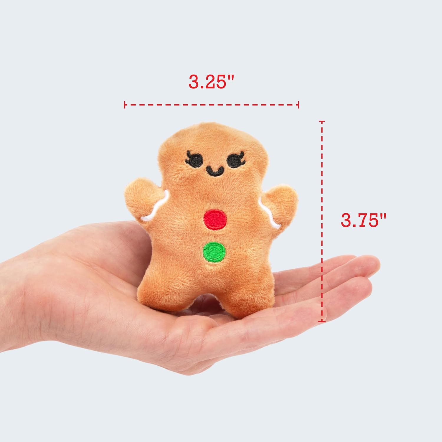 Emotional Support Gingerbread by Relatable, Christmas Stuffed Animals, Great Gingerbread Man Gifts, Funny Gifts or Cute Christmas Decor, Includes 5 Gingerbread Plushies with Carrying Basket - Image 7